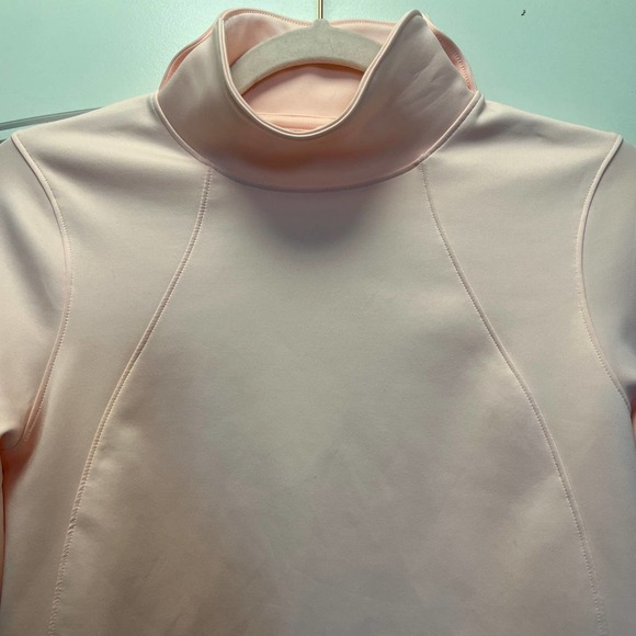 Under Armour Fitted Coldgear Women's Long Sleeve Pullover Top Size XS Pink - Picture 3 of 7